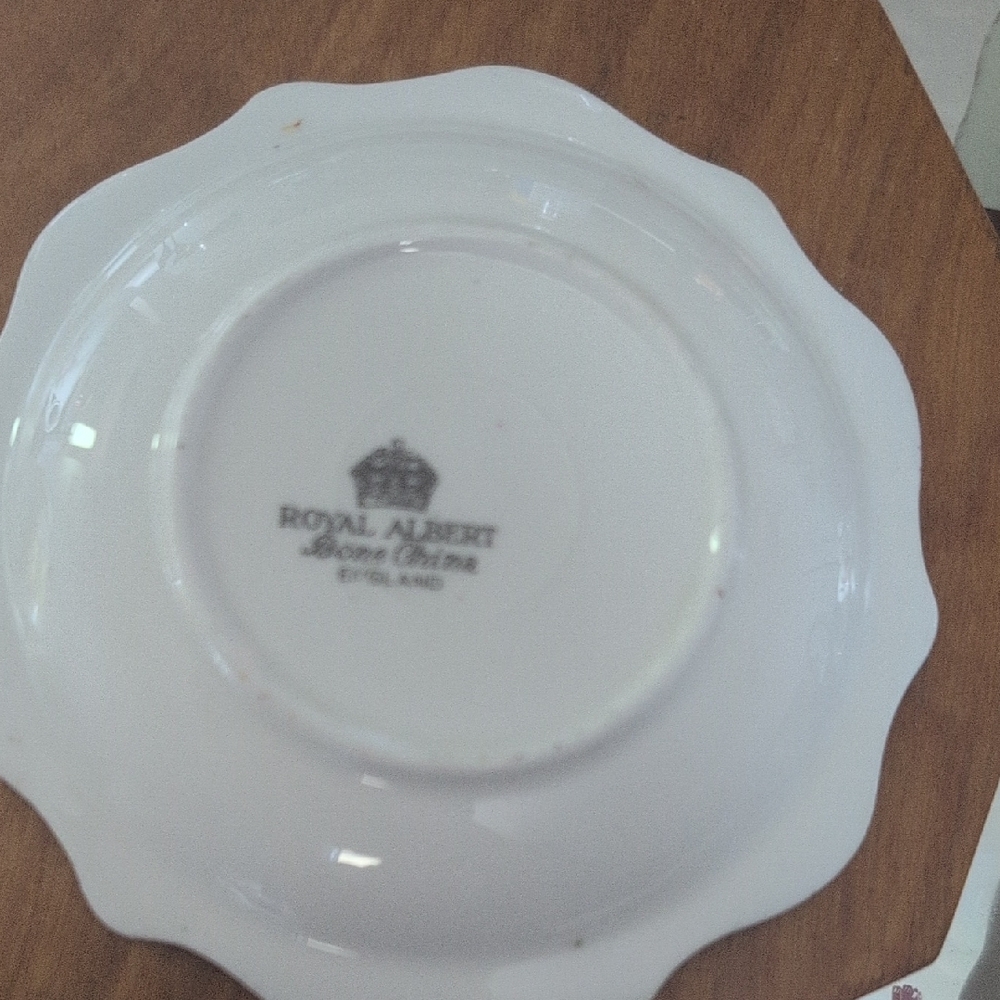 Royal Albert White Bone China Plate